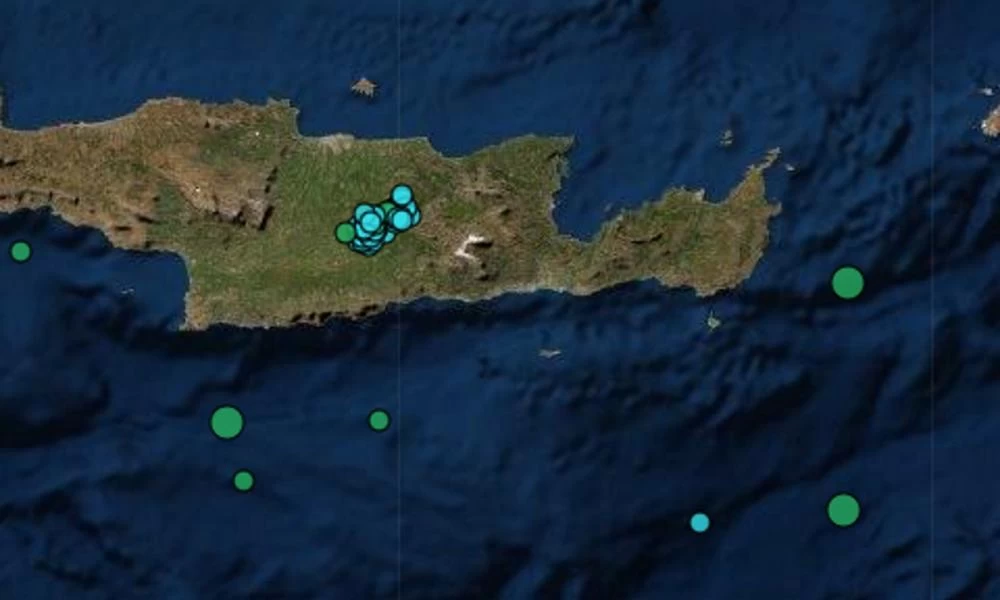 Άρχισε το πεντοζάλι ο Εγκέλαδος στην Κρήτη: Τρεις σεισμοί με μικρή χρονική διαφορά